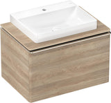 HANSGROHE Konsole Xelu Q 780x550mm weiß hochglanz mit Ausschnitt mittig