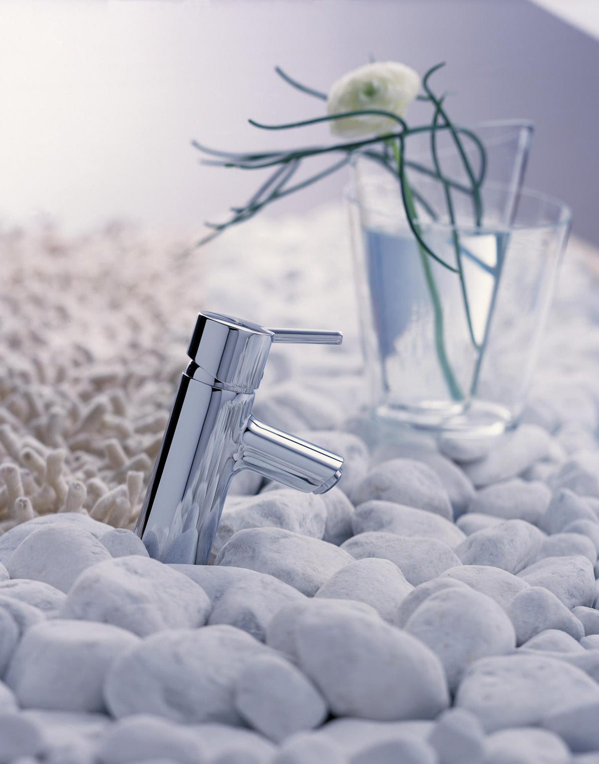 HANSGROHE Talis S Einhebel-Waschtischmischer mit Zugstangen-Ablaufgarnitur in Chrom