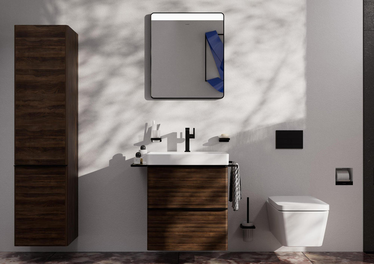 HANSGROHE Xelu Q Waschtischunterschrank 580 mm weiß hochglanz mit SoftClose