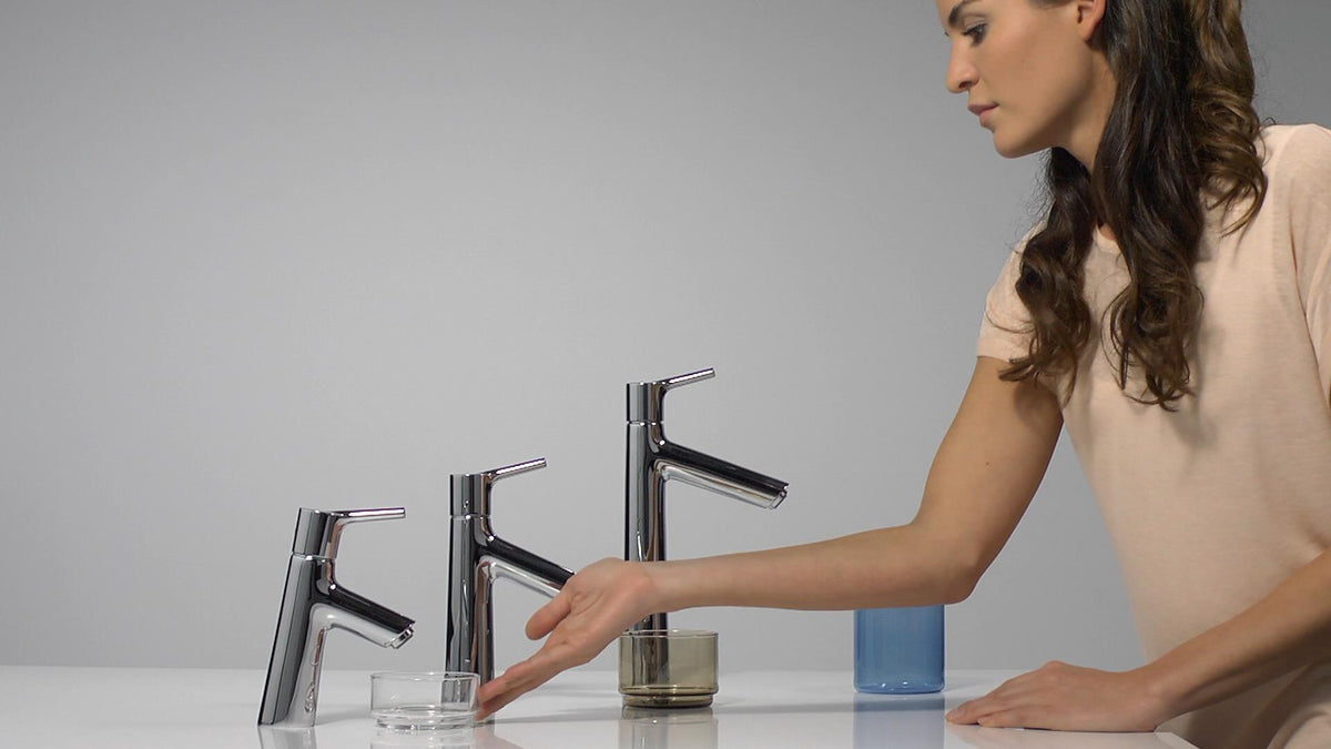 HANSGROHE Talis S Einhebel-Waschtischmischer 190 chrom mit Zugstangen-Ablaufgarnitur