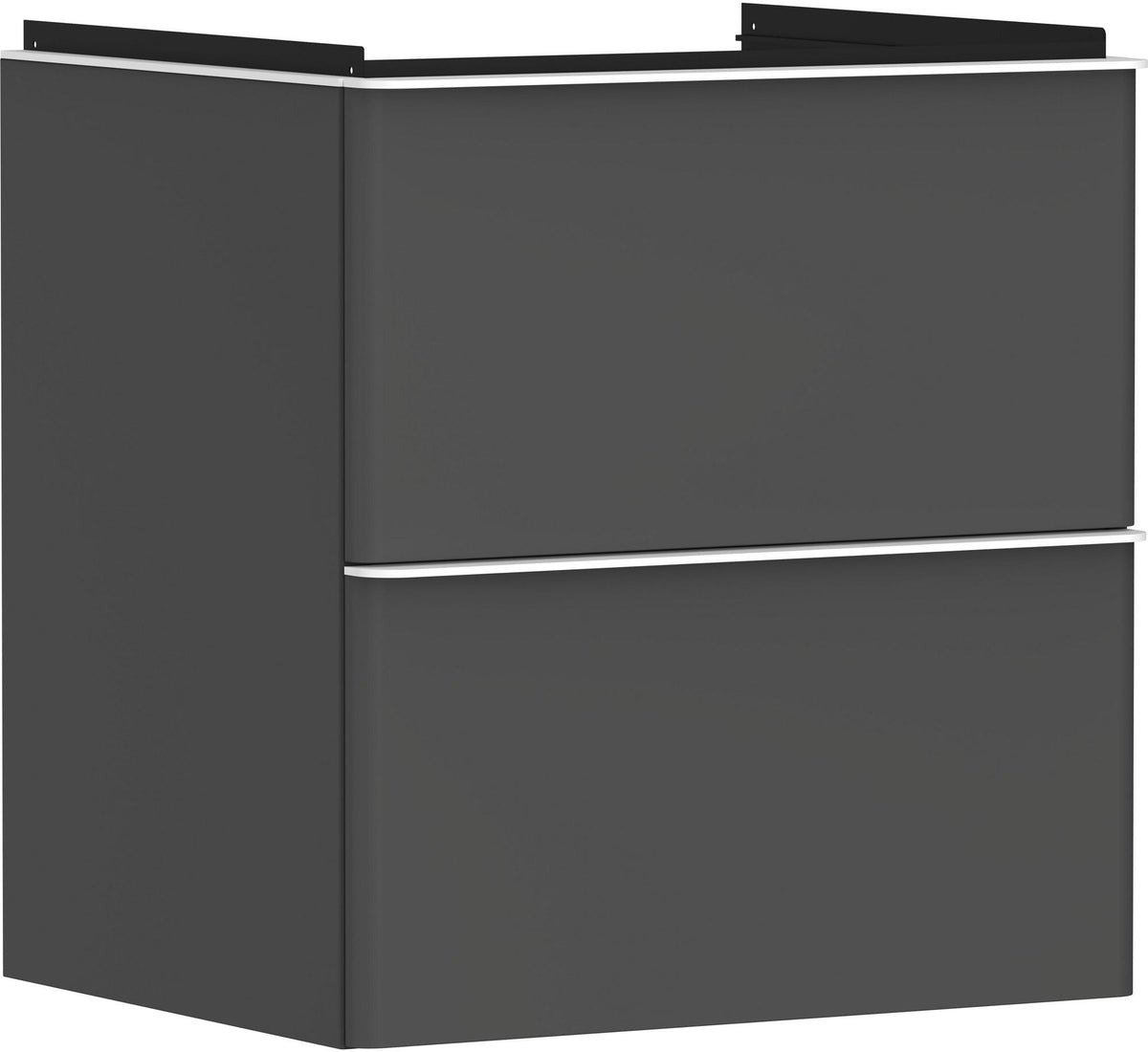 HANSGROHE Xelu Q Waschtischunterschrank 580 mm weiß hochglanz mit SoftClose