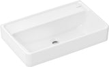HANSGROHE Waschtisch Xanuia Q 600x370mm weiß mit Hahnloch und Überlauf