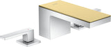 AXOR MYEDITION 3-Loch-Waschtischmischer 70 ohne Platte in polished gold optic – PowderRain