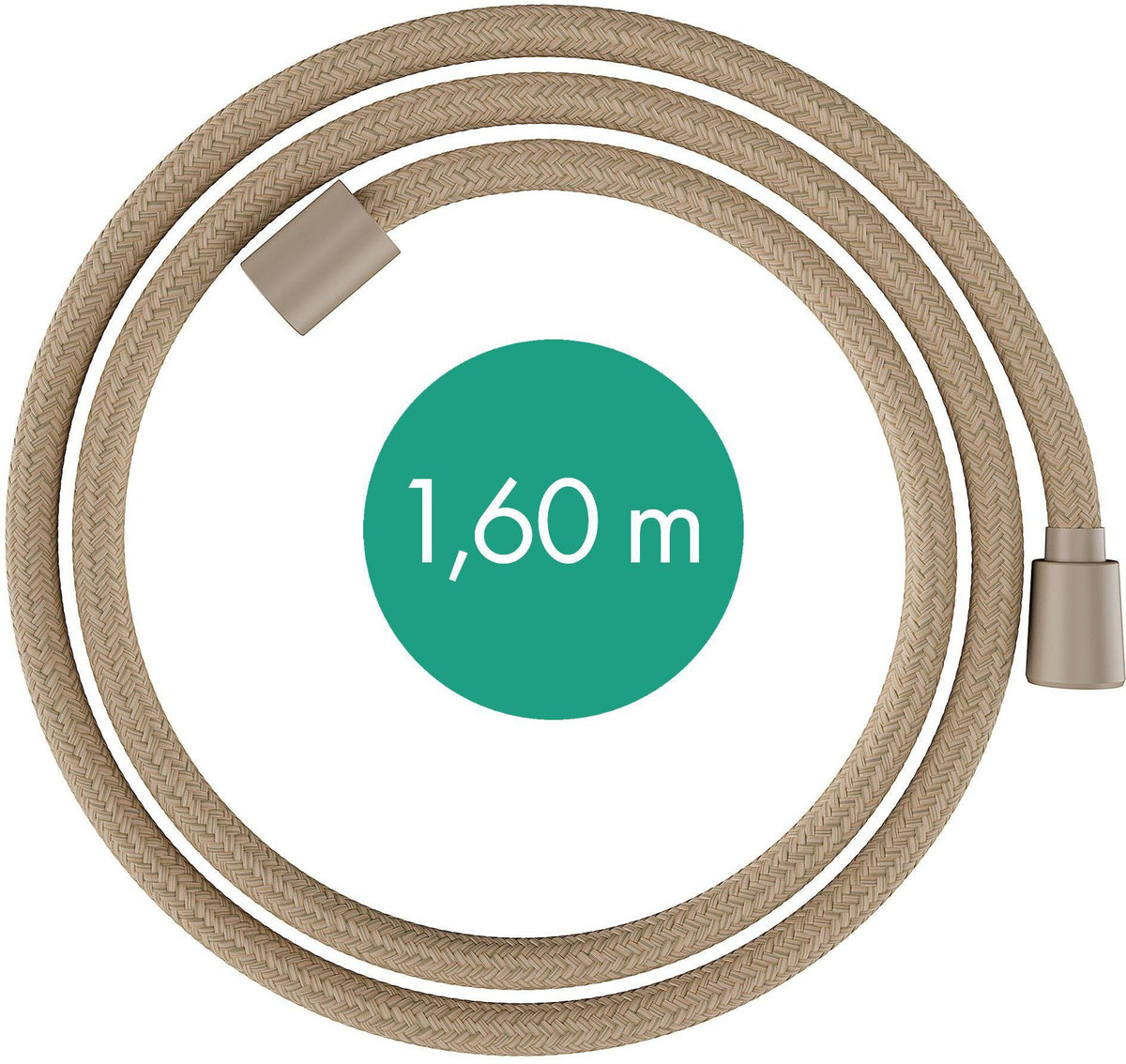 HANSGROHE Designflex Planet Edition Textilbrauseschlauch 160 cm sand – recyceltes PET, drehwirbel- und knickgeschützt