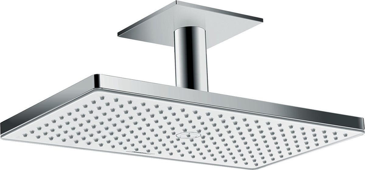 HANSGROHE Rainmaker Select 460 Kopfbrause 1jet DN 15 mit Deckenanschluss 100 mm weiß/chrom