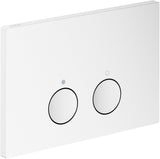 AXOR FlushPlate Drückerplatte mattweiß für Geberit Sigma 2-Mengen-Spülsysteme