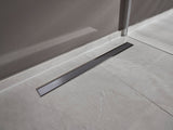 HANSGROHE RainDrain Match Duschrinne 600 mm mit höhenverstellbarem Rahmen, chrom
