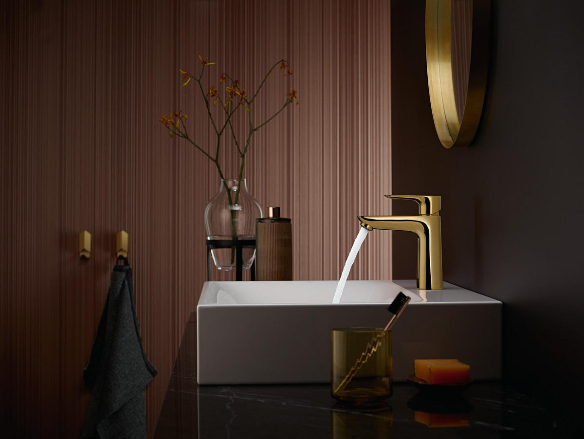 HANSGROHE Talis E Einhebel-Waschtischmischer 110 mit Ablaufgarnitur, chrom – ComfortZone, 5 l/min