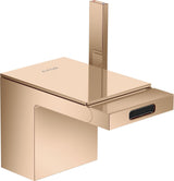 AXOR MyEdition Platte 150 in Leder – Abnehmbare Design-Abdeckung für Waschtischarmaturen