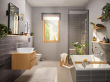 Hansgrohe Rebris E Einhebel-Waschtischmischer 240 CoolStart mit Zugstangen-Ablaufgarnitur chrom