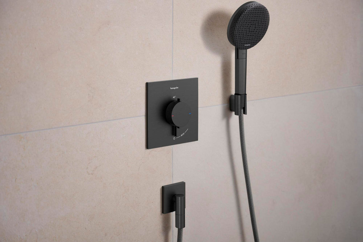 HANSGROHE Porter Fine Brausehalter – Wandhalterung aus Metall für konische Brauseschläuche