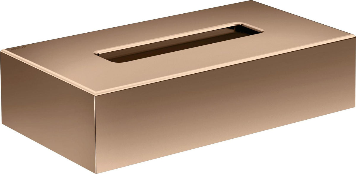 AXOR Universal Circular Kosmetiktuchbox mattweiß – Wandmontage mit verdeckter Befestigung
