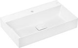 HANSGROHE Xevolos E Aufsatzwaschtisch 800x480mm weiß geschliffen mit SmartClean