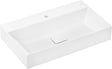HANSGROHE Xevolos E Waschtisch 800x480mm mit SmartClean Glasur, Hahnloch, ohne Überlauf
