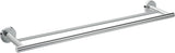 HANSGROHE HG Doppel-Badetuchhalter Logis Universal Chrom – 2 Stangen, 644 mm, Wandmontage