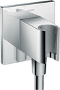 AXOR FixFit Porter Anschlusswinkel eckig Metall mit Rückflussverhinderer chrom