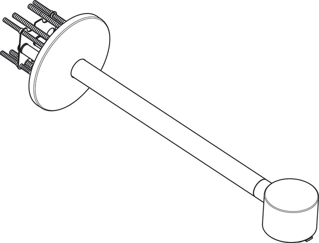 AXOR Brausearm 2 jet brushed bronze – Hansgrohe Duscharm für moderne Bäder