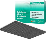 HANSGROHE Kopfbrause Raindance Alive Q 210/340 1jet – Rechteckig, RainAir & PowderRain, Schwarz