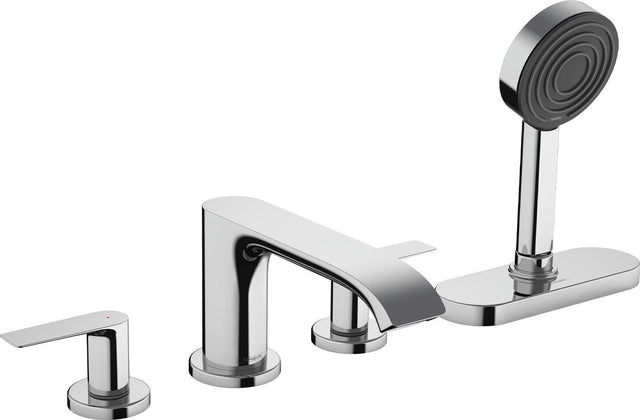 HANSGROHE Vivenis Fertigmontageset 4-Loch-Wannenrandarmatur mit sBox in Chrom