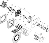AXOR ShowerSelect ID HighFlow Thermostat Unterputz eckig chrom – präzise Temperatur- und Volumensteuerung