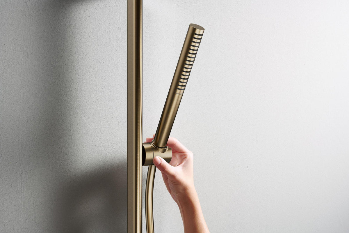HANSGROHE Brausestange Unica S Puro 663 mm Easy Slide Chrom mit Brauseschlauch