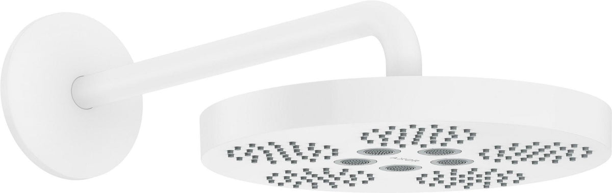 AXOR ONE 280 1jet Kopfbrause mit Brausearm, chrom – PowderRain & Rain, 280 mm, Antikalk