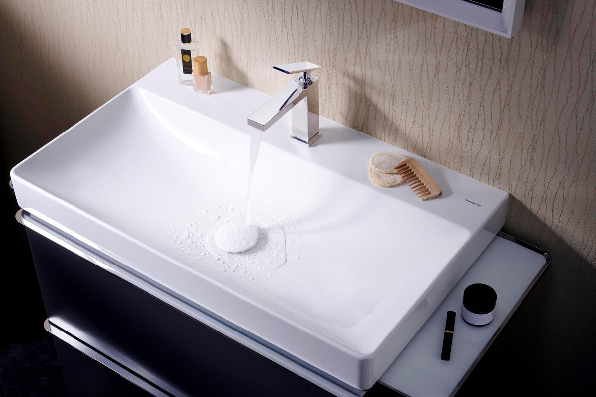 Hansgrohe Tecturis E 110 Einhebel-Waschtischmischer EcoSmart+ mit Ablaufgarnitur, Chrom
