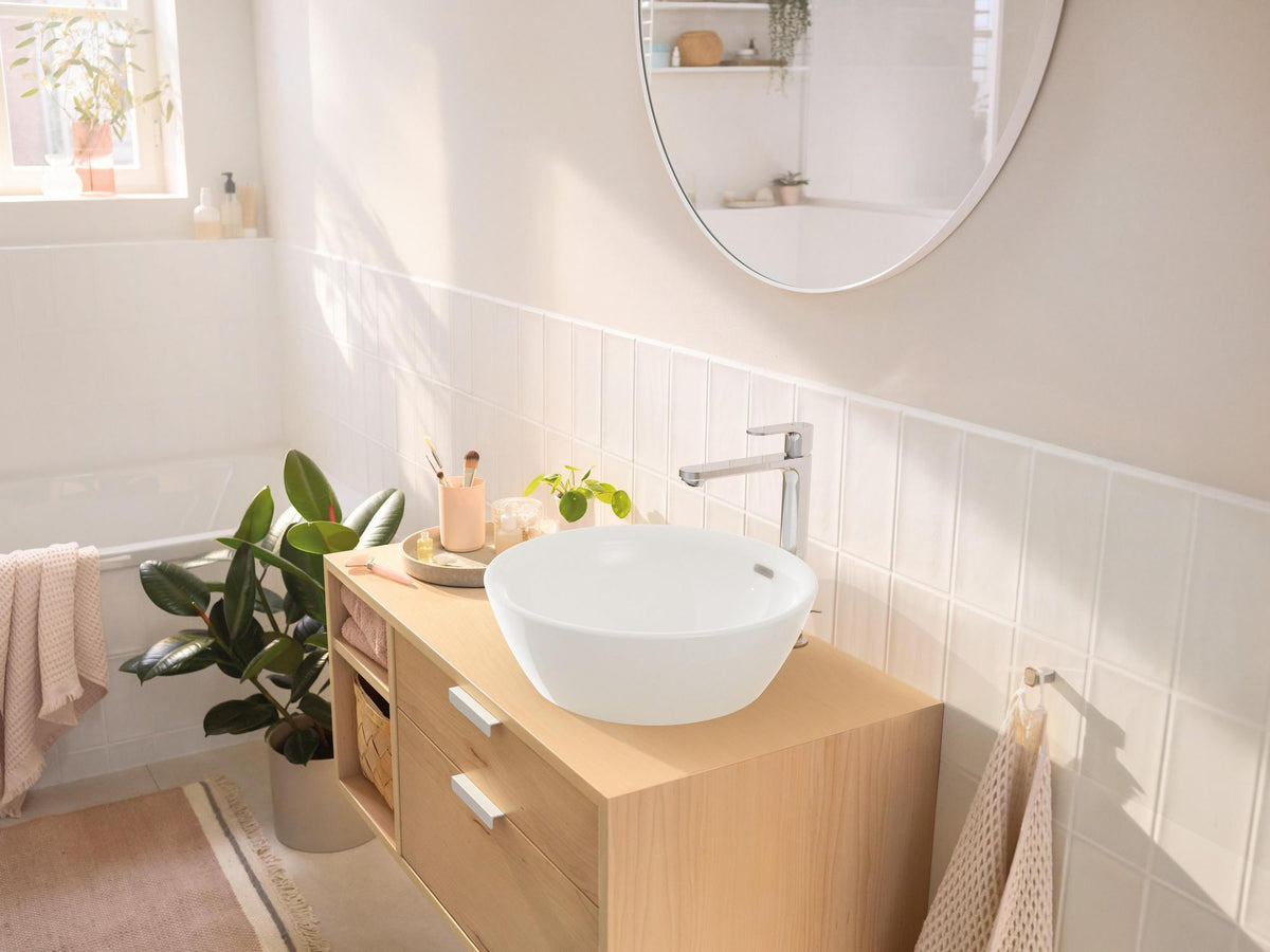 HANSGROHE Rebris S 240 Einhebel-Waschtischmischer CoolStart mit Zugstangen-Ablaufgarnitur chrom