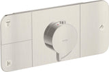 AXOR One Thermostatmodul für 3 Verbraucher – Chrom, Select-Tasten, Eco-Funktion