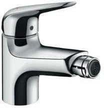HANSGROHE Novus Einhebel-Bidetmischer DN 15 mit Zugstangen-Ablaufgarnitur, chrom