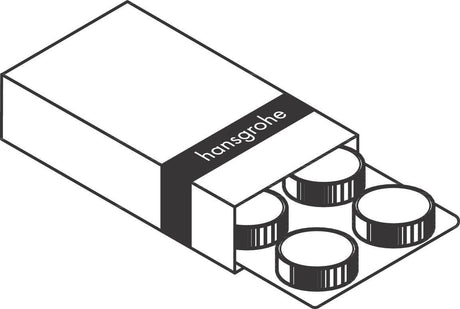 Hansgrohe F22 Reinigungsmittel für SodaSystem – 10 Tabletten für 5 Anwendungen