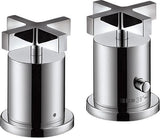 AXOR Citterio 2-Loch-Wannenrandarmatur mit Thermostat, Chrom, DN 15, 2 Verbraucher