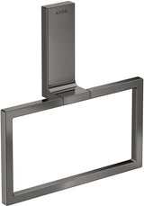AXOR Universal Handtuchring in polished gold optic – schwenkbar, Wandmontage, verdeckte Befestigung