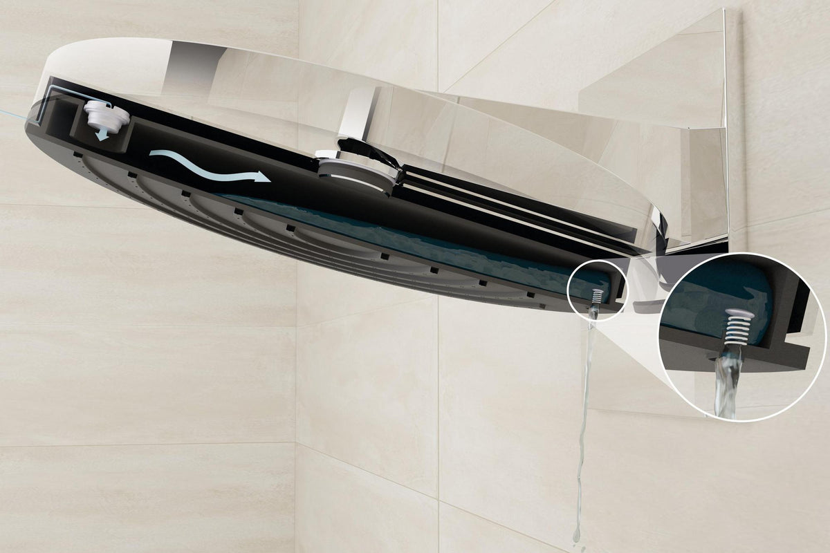 HANSGROHE Pulsify S Kopfbrause 260 mm – PowderRain Strahl, chrom, wand- oder deckenmontierbar