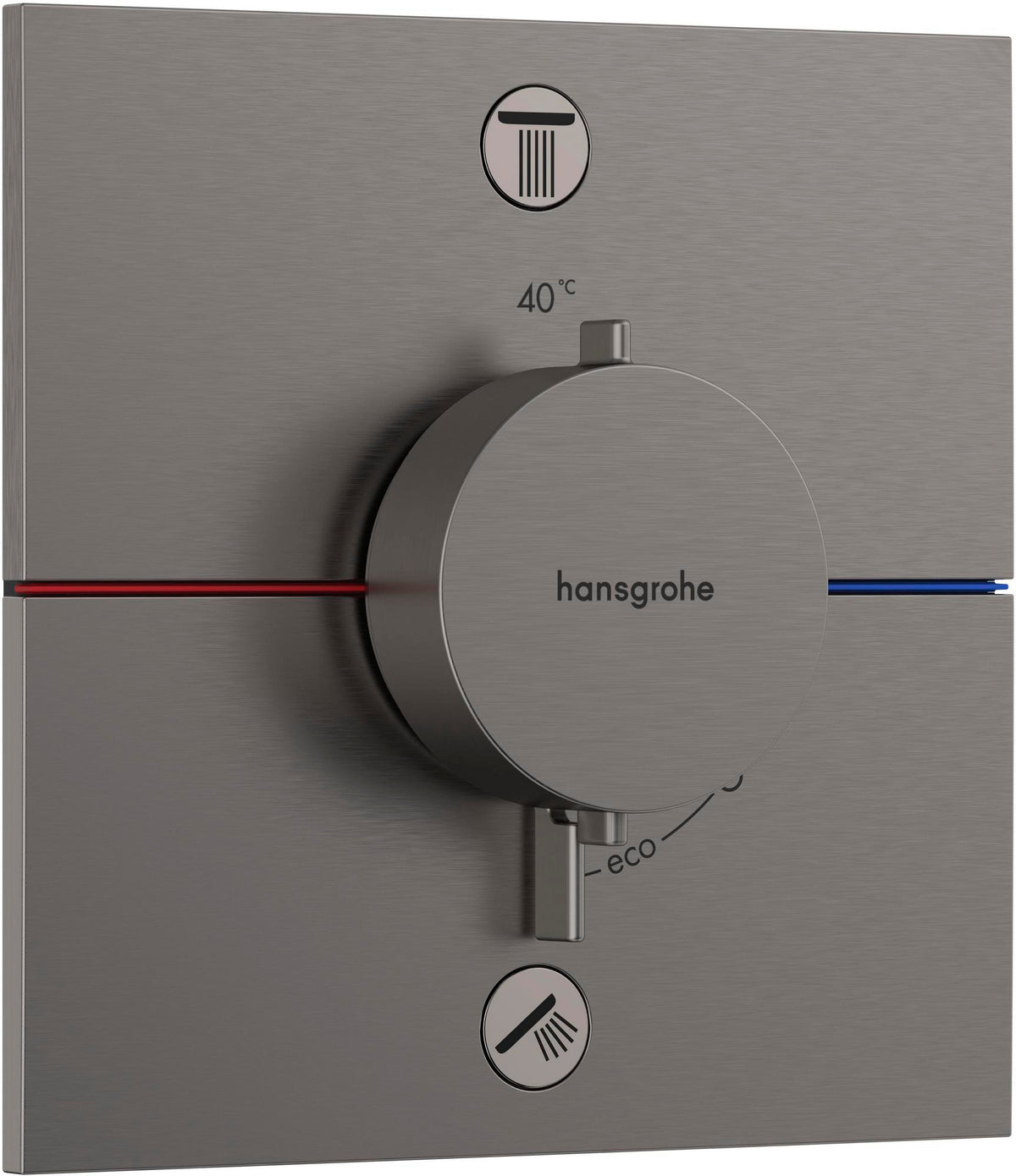 HANSGROHE ShowerSelect Comfort E Thermostat Fertigmontageset UP Chrom für 2 Verbraucher