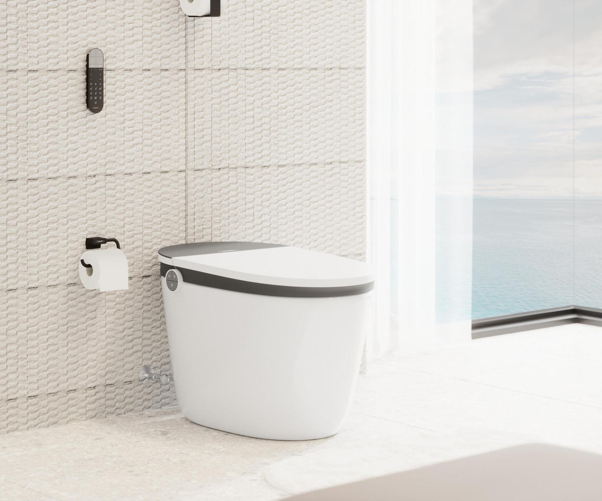 HANSGROHE AddStoris Papierrollenhalter ohne Deckel – Chrom, Wandmontage, verdeckte Befestigung