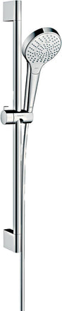 HANSGROHE Croma Select S Multi Brauseset mit Unica Croma Stange 650 mm weiß/chrom