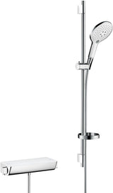 HANSGROHE Raindance Select S Brausekombi 650 mm Chrom – Duschsystem mit Thermostat & 3 Strahlarten