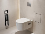 HANSGROHE XtraStoris Rock Einbau-Abfalleimer mit befliesbarer Tür 300/300/100