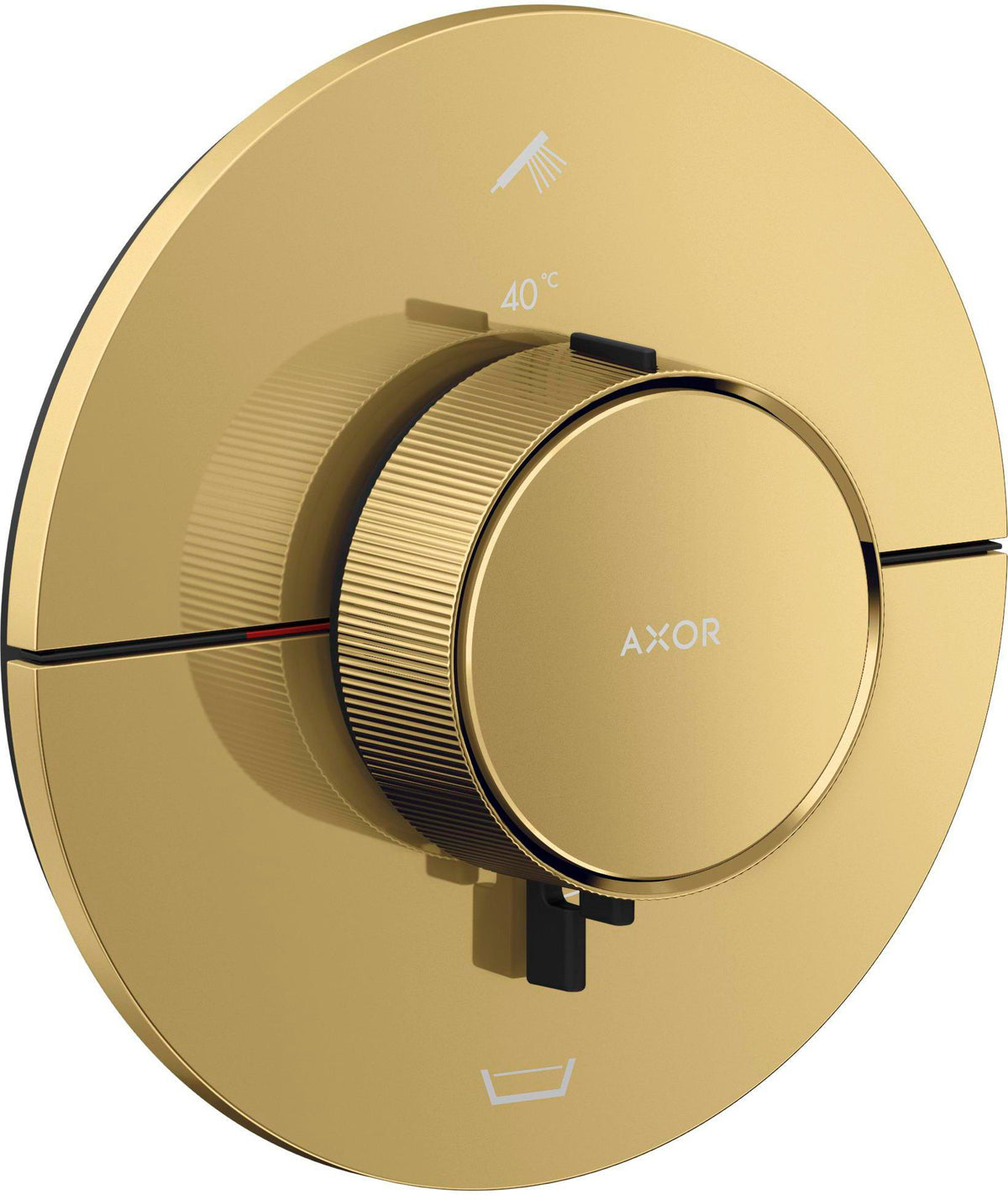 AXOR ShowerSelect ID Thermostat rund für 2 Verbraucher mit Sicherungskombination chrom