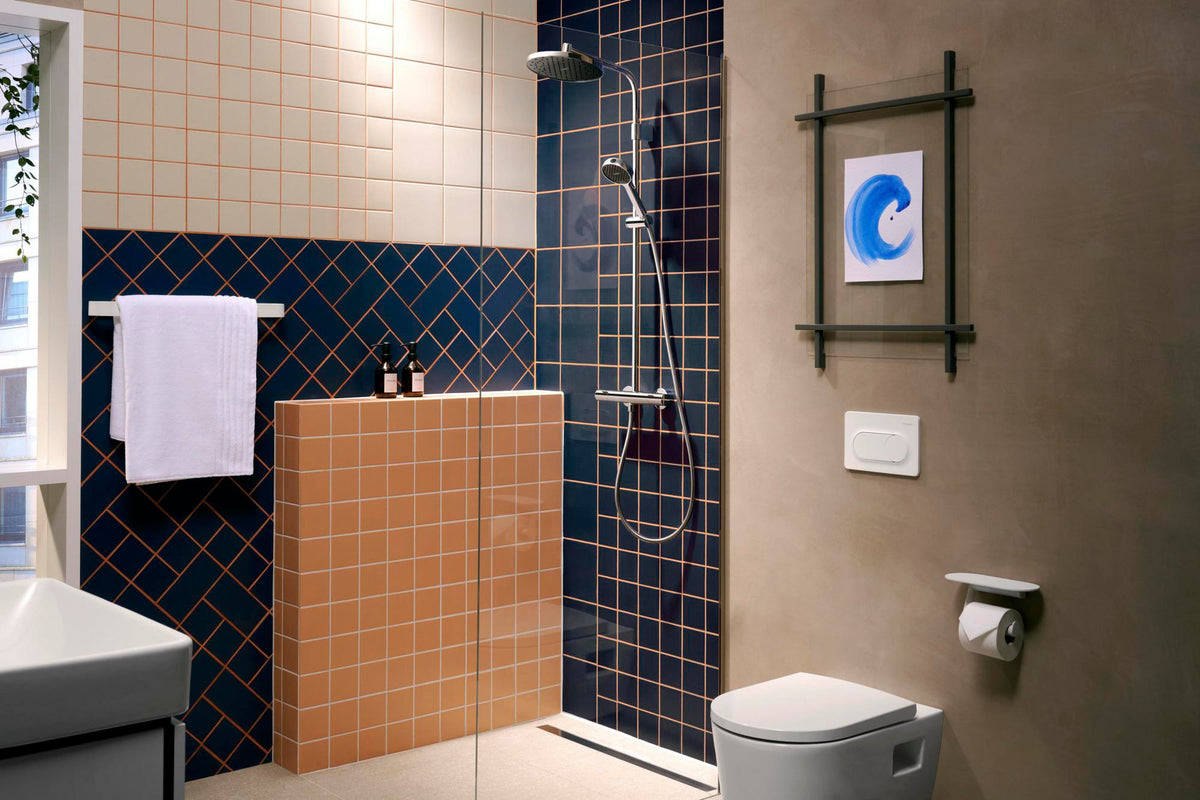 HANSGROHE Activera S Showerpipe 240 1jet EcoSmart mit Ecostat Fine – Chrom