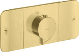 AXOR One Thermostatmodul für 2 Verbraucher mit Select-Tasten und Eco-Funktion – Chrom