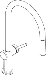 Hansgrohe Talis M54 ComfortZone 210 Eco Einhebel-Küchenmischer mit Ausziehbrause