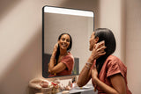 Hansgrohe Xarita Lite Q Spiegel 360 mm mit horizontaler LED-Beleuchtung, mattschwarz