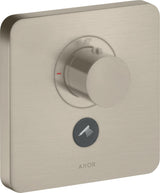 AXOR ShowerSelect Soft Highflow Thermostatbatterie für 1 Verbraucher – Chrom, quadratisch, Select-Button