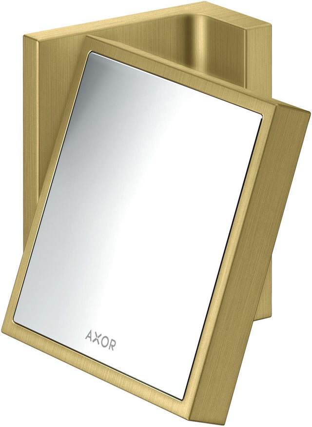 AXOR Universal Rasierspiegel polished nickel – neigbar, 1-fach/1,7-fach Vergrößerung