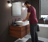 HANSGROHE Talis E Einhebel-Waschtischmischer 240 mit Zugstangen-Ablaufgarnitur, chrom