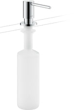 AXOR Uno Spülmittelspender chrom – 500 ml, von oben befüllbar, für Arbeitsplatten bis 55 mm