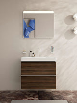 HANSGROHE Xelu Q Waschtischunterschrank 780 mm weiß hochglanz mit 2 Schubkästen