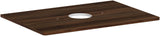 HANSGROHE Xelu Q Konsole 780 mm weiß hochglanz mit mittigem Ausschnitt